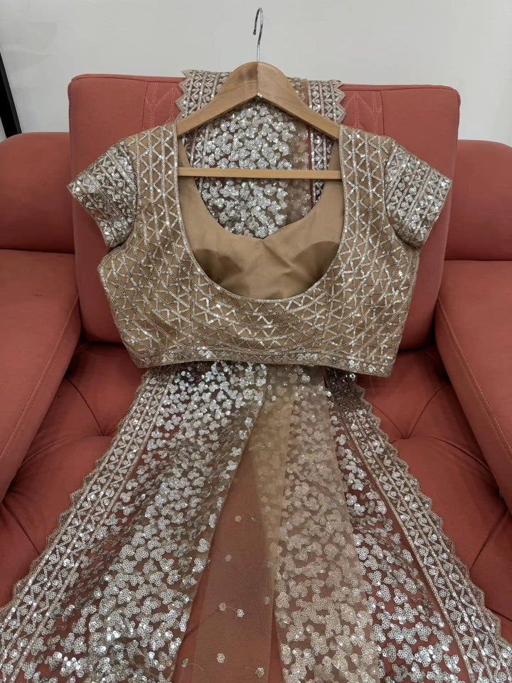 Dreamy Saree Premium net fabric with sequence work saree with exclusive border