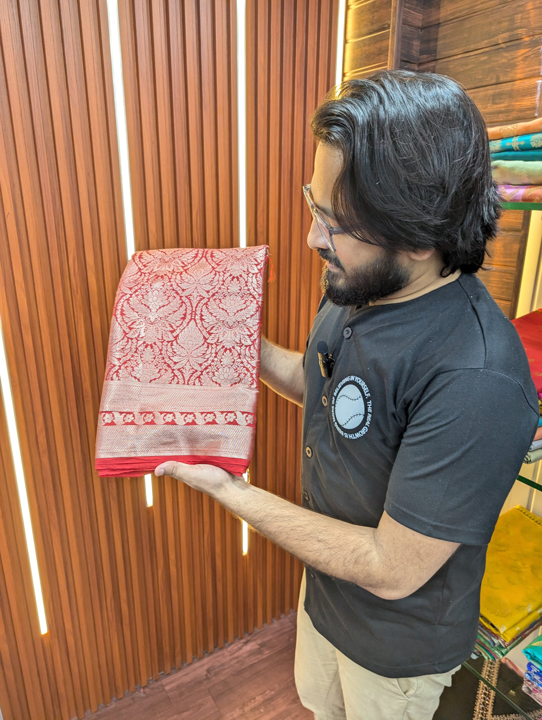 Bridal Red Janhvi Kapoor Inspired Katan Silk Saree