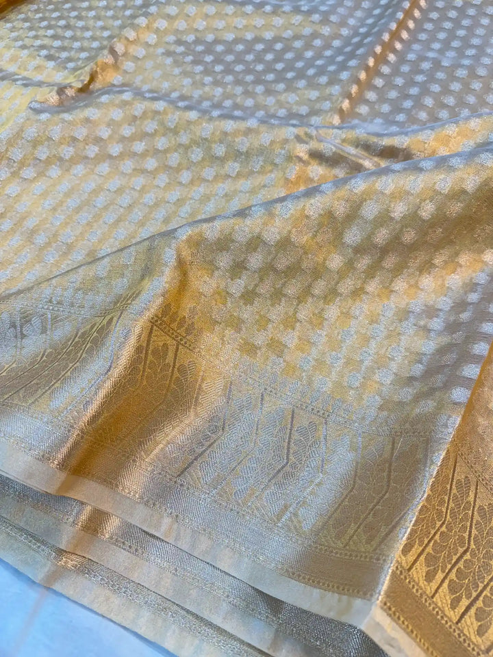 Copper Tissue Silk Traditional Banarasi Saree