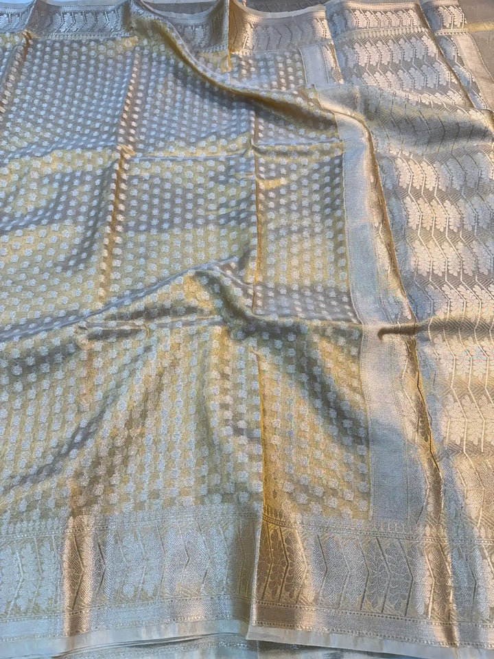 Copper Tissue Silk Traditional Banarasi Saree