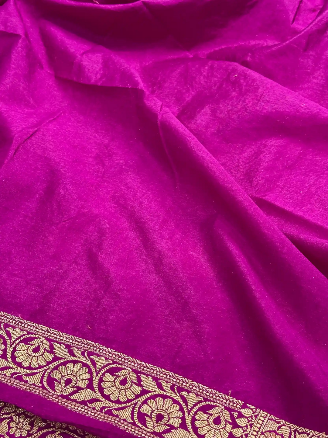 Dark Purple Warm Silk Tilfi Meenakari Banarasi Saree