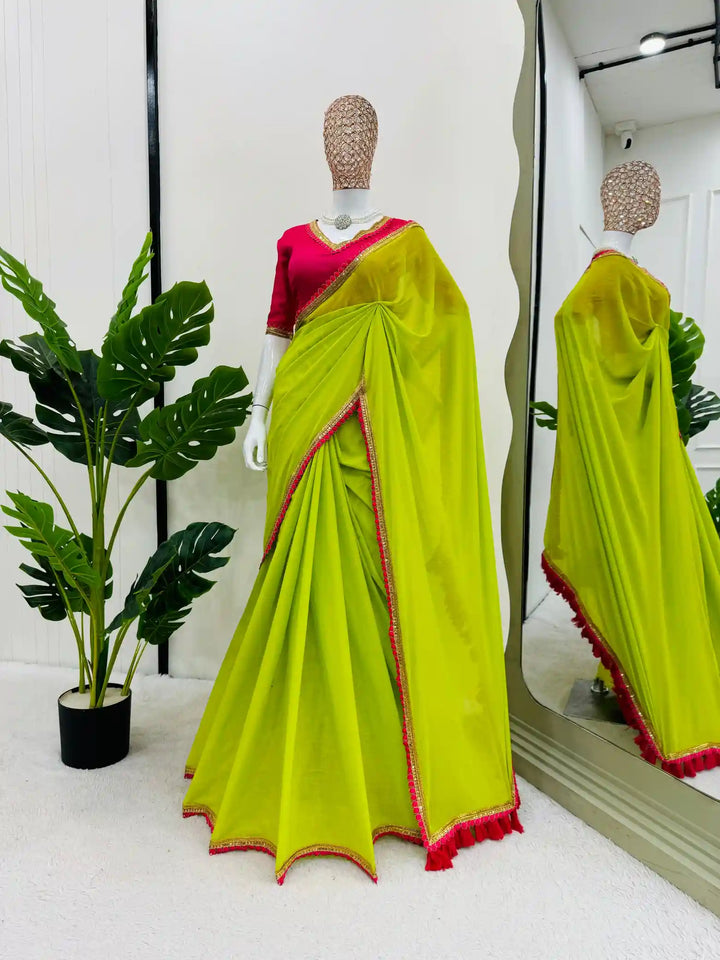 Designer Manish Malhotra Inspired Premium Georgette Silk