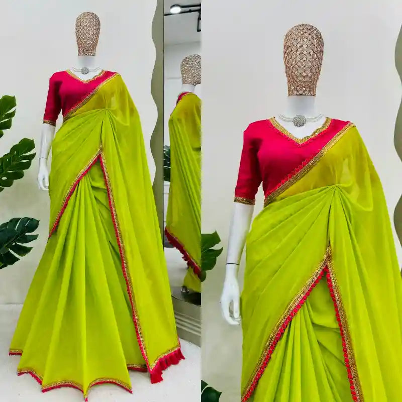 Designer Manish Malhotra Inspired Premium Georgette Silk