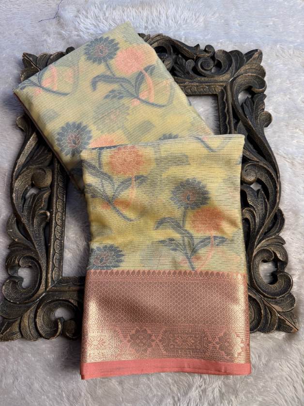 Premium Contemperory Weave Softsilk Banarasi Saree