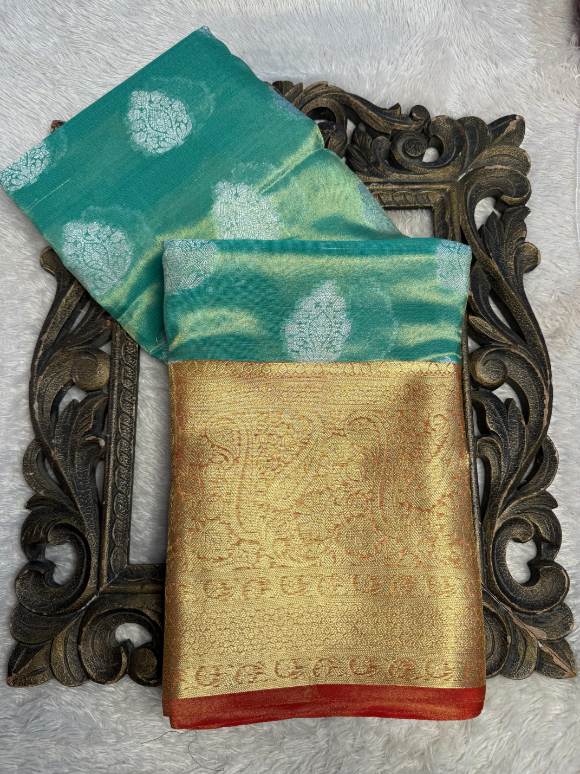 Eccentric zari weave Softsilk Banarasi Saree