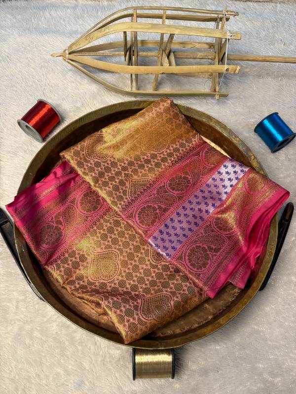 Latest Softsilk Exclusive Banarasi Saree