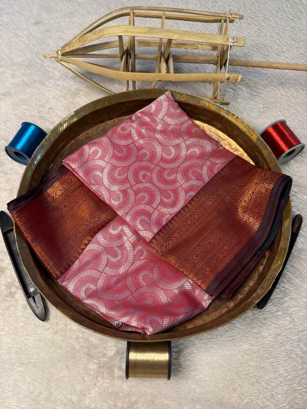 Premium Contemperory Weave Softsilk Banarasi Saree