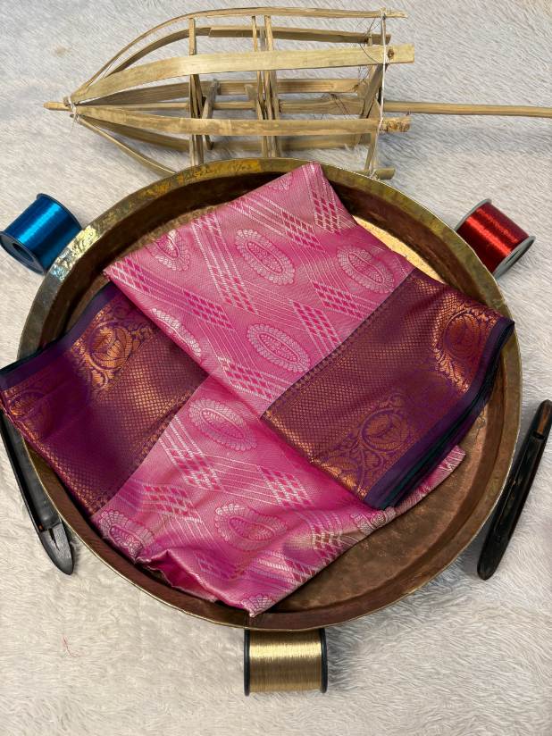Latest Softsilk Exclusive Banarasi Saree