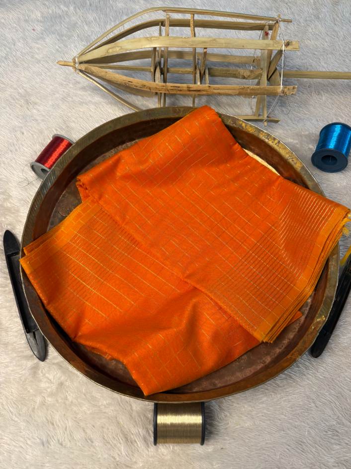 Eccentric zari weave Softsilk Banarasi Saree