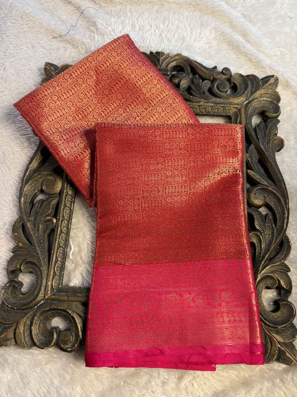 Latest Softsilk Exclusive Banarasi Saree