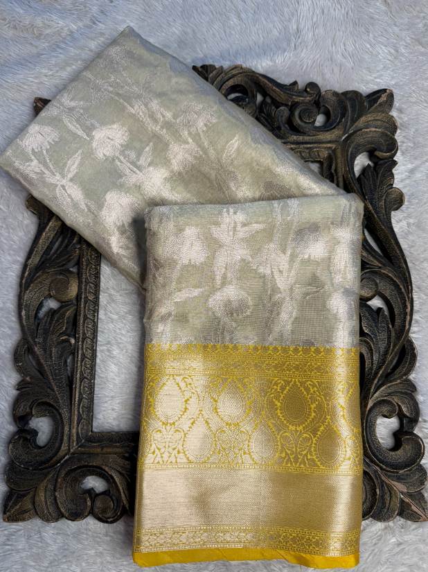 Latest Softsilk Exclusive Banarasi Saree