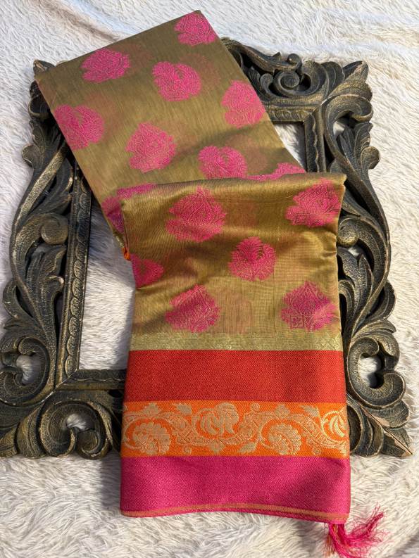 Latest Softsilk Exclusive Banarasi Saree