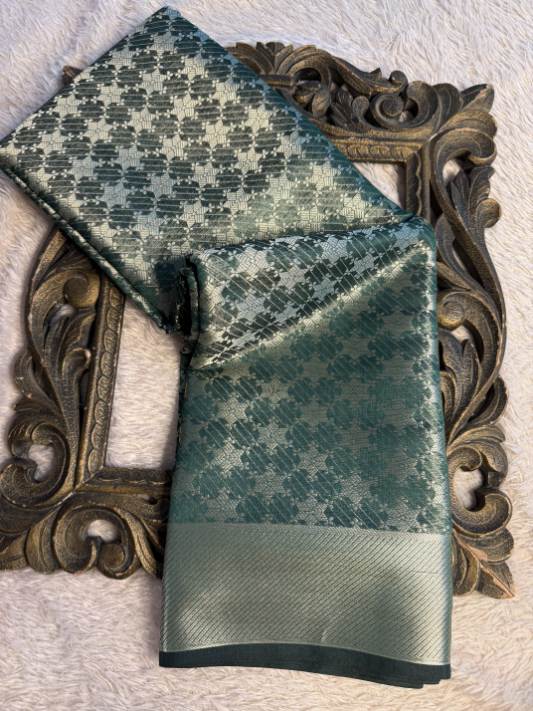 Premium Contemperory Weave Softsilk Banarasi Saree