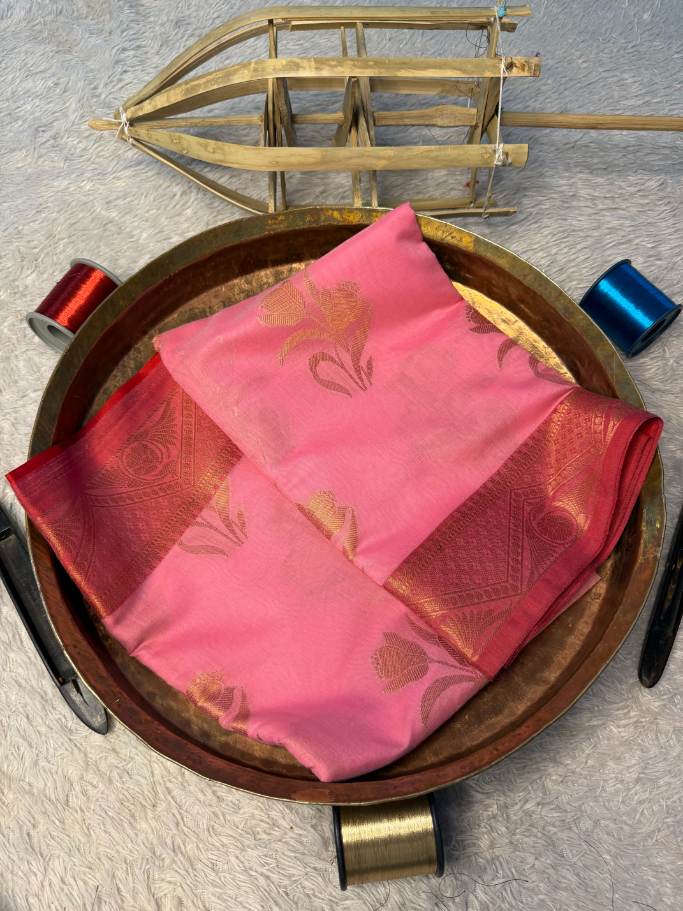 Premium Contemperory Weave Softsilk Banarasi Saree