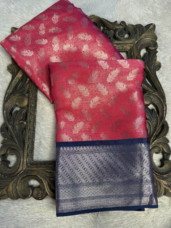 Premium Contemperory Weave Softsilk Banarasi Saree