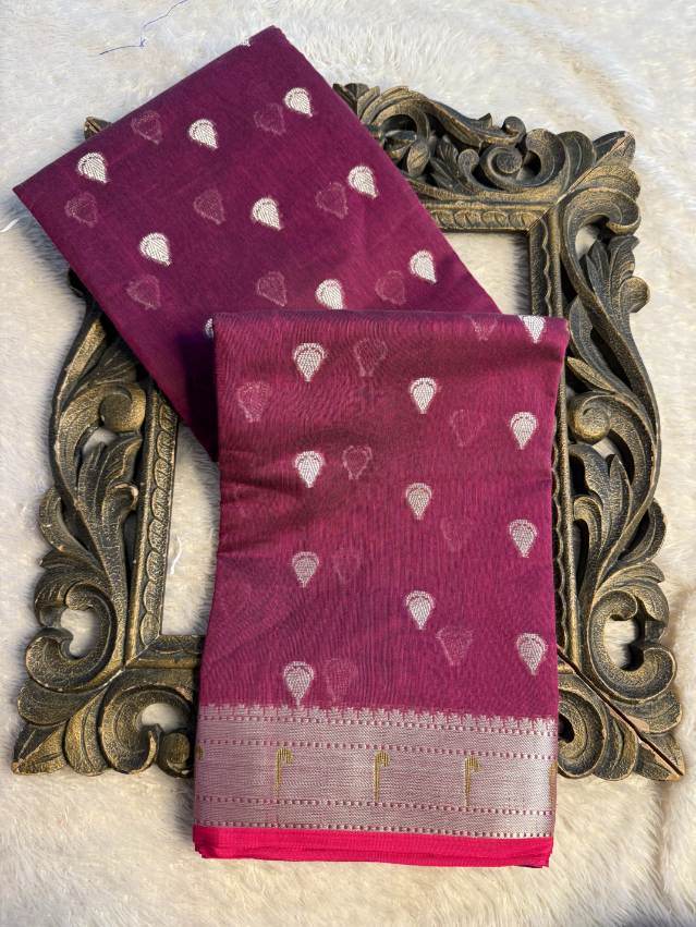 Eccentric zari weave Softsilk Banarasi Saree