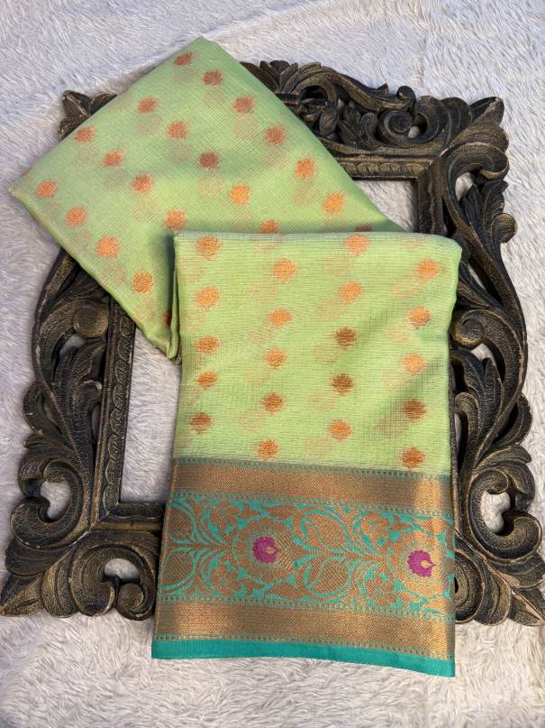 Eccentric zari weave Softsilk Banarasi Saree