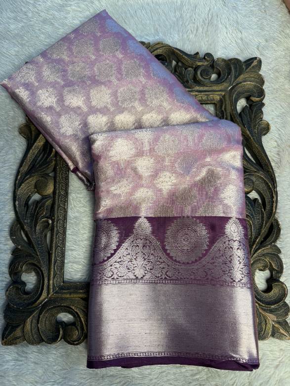Eccentric zari weave Softsilk Banarasi Saree