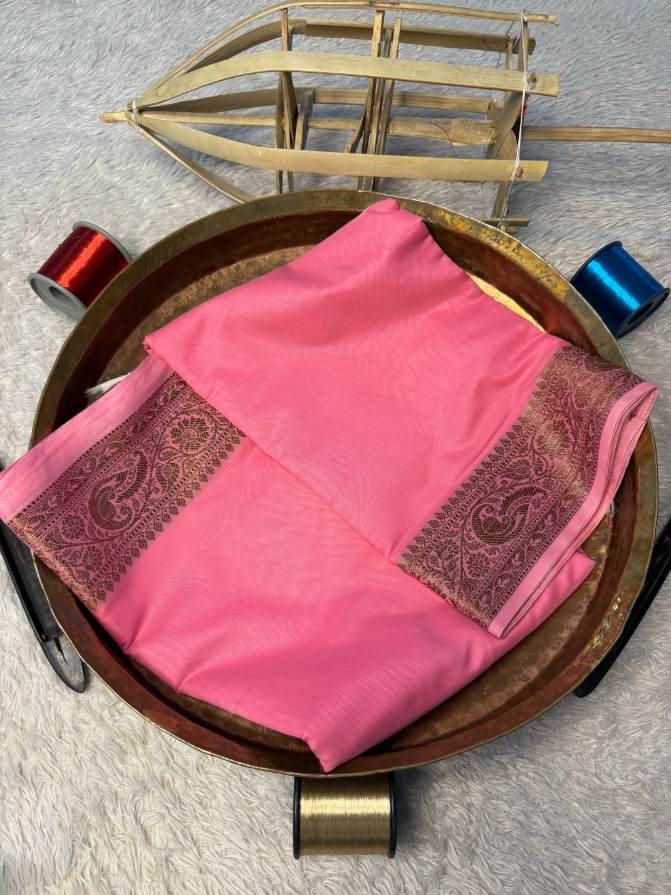 Eccentric zari weave Softsilk Banarasi Saree