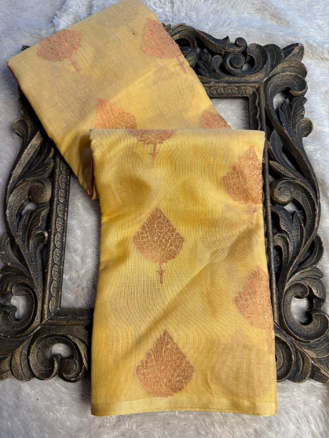 Eccentric zari weave Softsilk Banarasi Saree