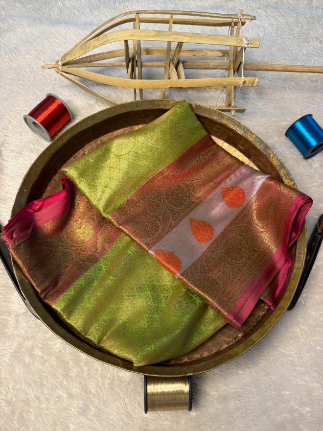 Latest Softsilk Exclusive Banarasi Saree