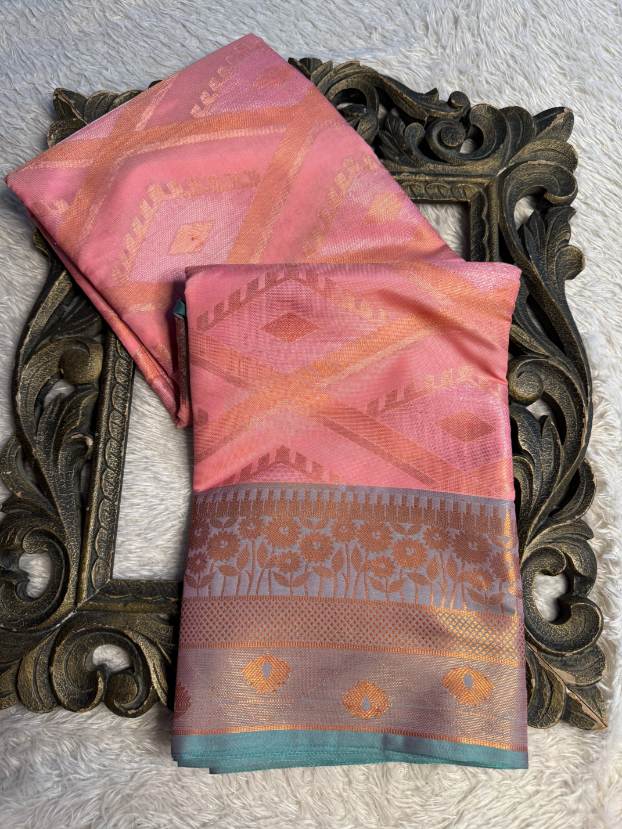 Premium Contemperory Weave Softsilk Banarasi Saree