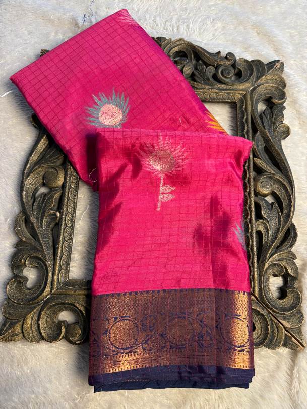 Premium Contemperory Weave Softsilk Banarasi Saree