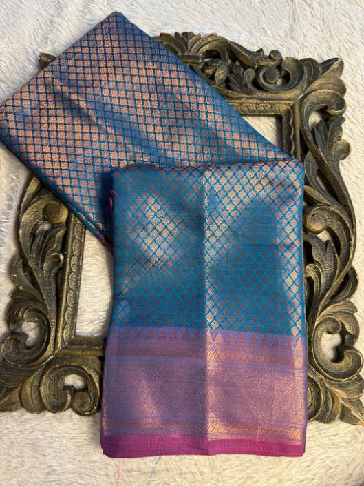 Premium Contemperory Weave Softsilk Banarasi Saree