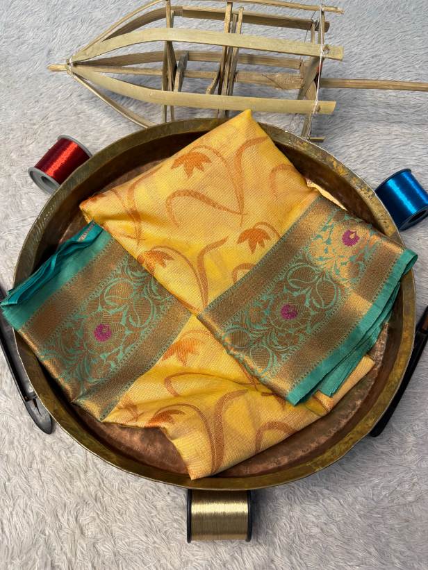 Premium Contemperory Weave Softsilk Banarasi Saree