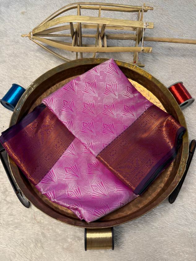 Eccentric zari weave Softsilk Banarasi Saree