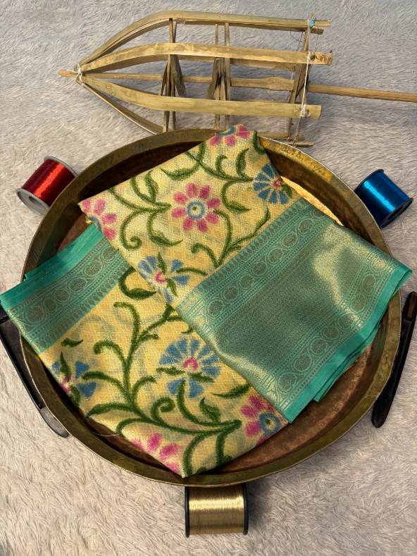 Latest Softsilk Exclusive Banarasi Saree