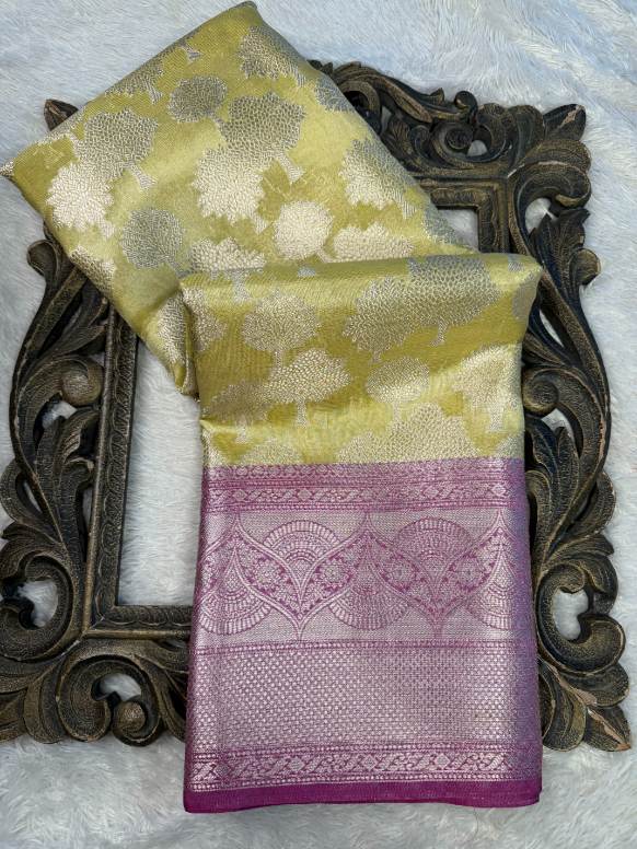 Premium Contemperory Weave Softsilk Banarasi Saree