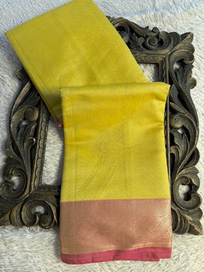 Latest Softsilk Exclusive Banarasi Saree