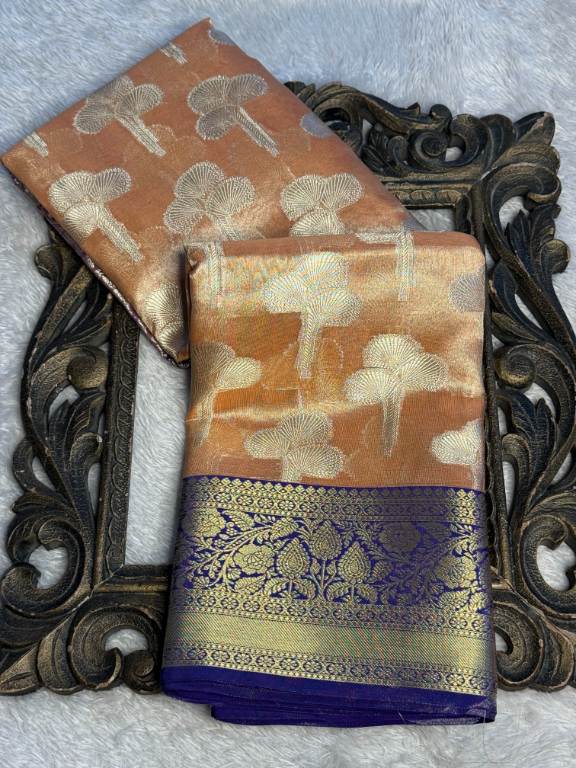 Eccentric zari weave Softsilk Banarasi Saree