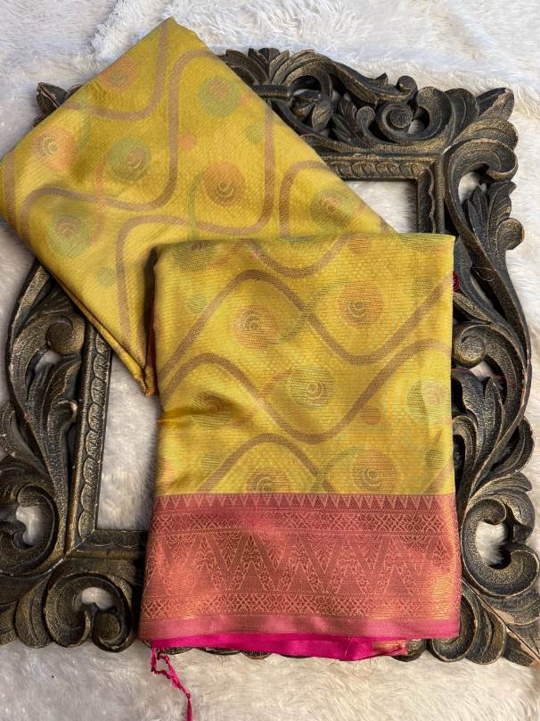 Latest Softsilk Exclusive Banarasi Saree
