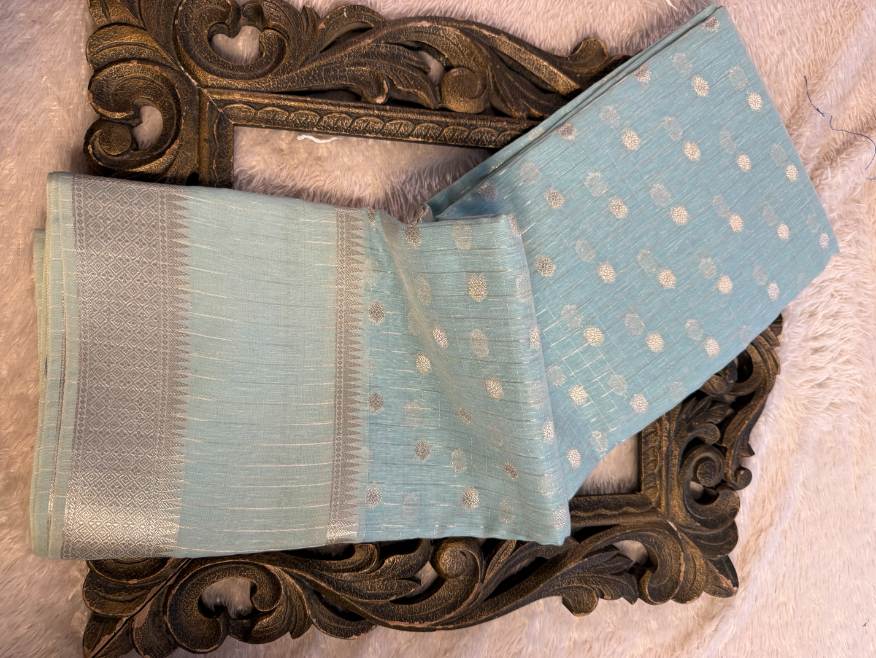 Eccentric zari weave Softsilk Banarasi Saree