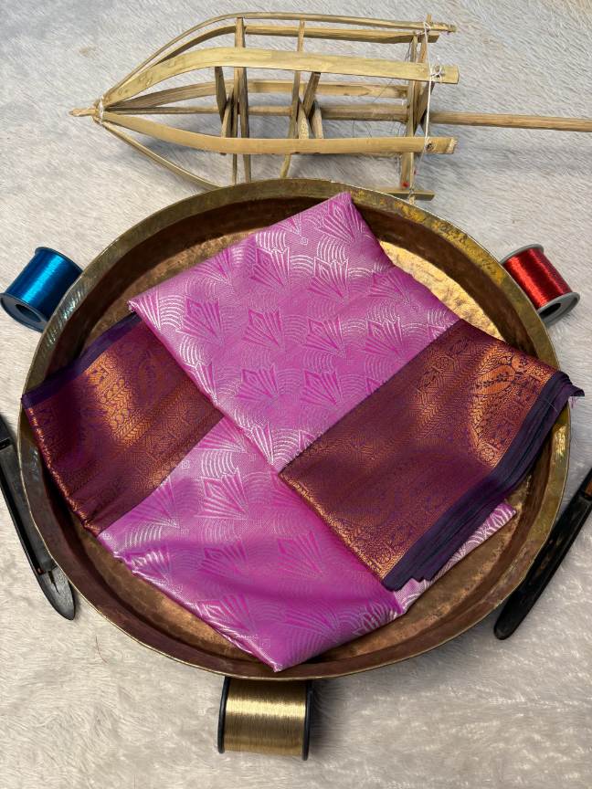 Eccentric zari weave Softsilk Banarasi Saree