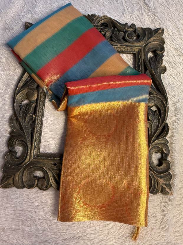 Premium Contemperory Weave Softsilk Banarasi Saree