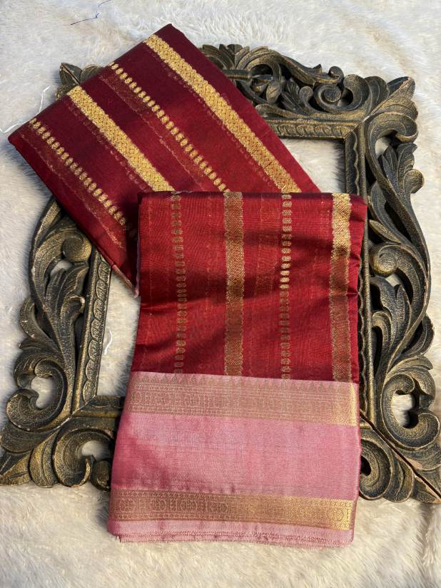 Premium Contemperory Weave Softsilk Banarasi Saree