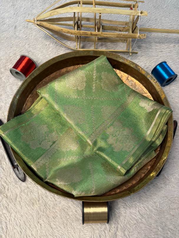 Eccentric zari weave Softsilk Banarasi Saree