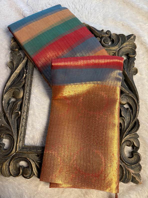 Eccentric zari weave Softsilk Banarasi Saree