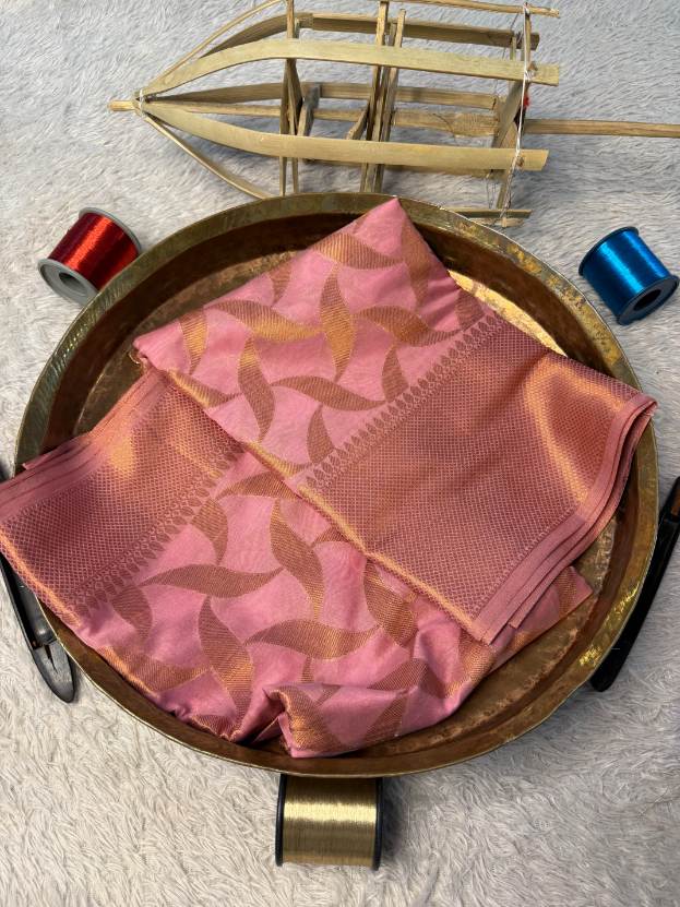 Eccentric zari weave Softsilk Banarasi Saree