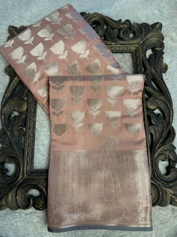 Latest Softsilk Exclusive Banarasi Saree