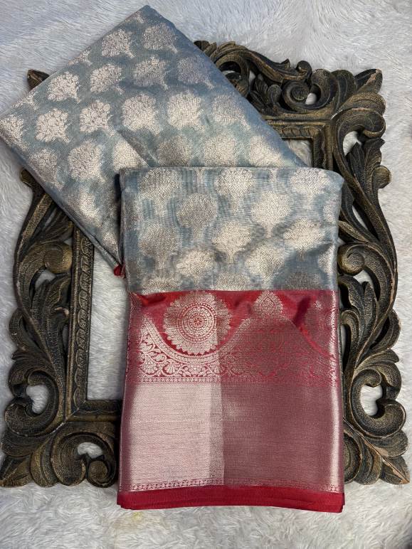 Premium Contemperory Weave Softsilk Banarasi Saree