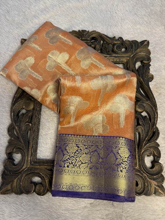 Premium Contemperory Weave Softsilk Banarasi Saree