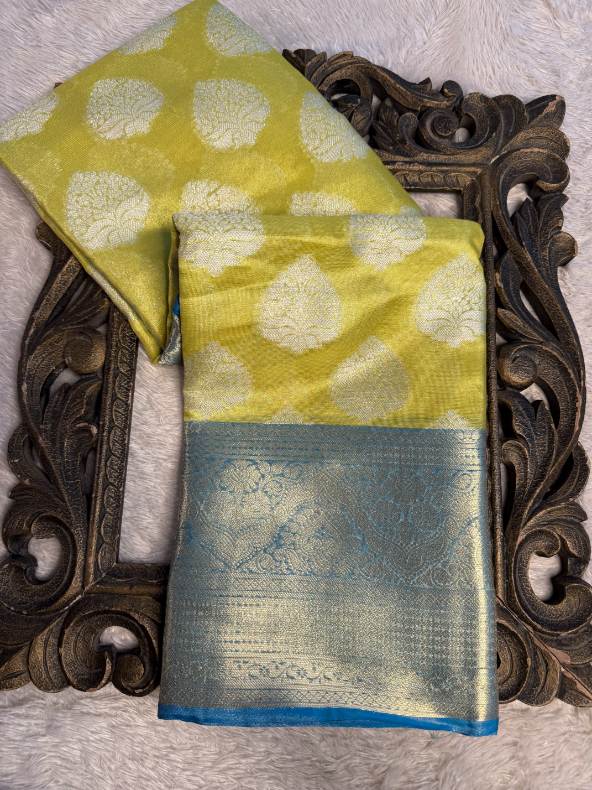 Premium Contemperory Weave Softsilk Banarasi Saree