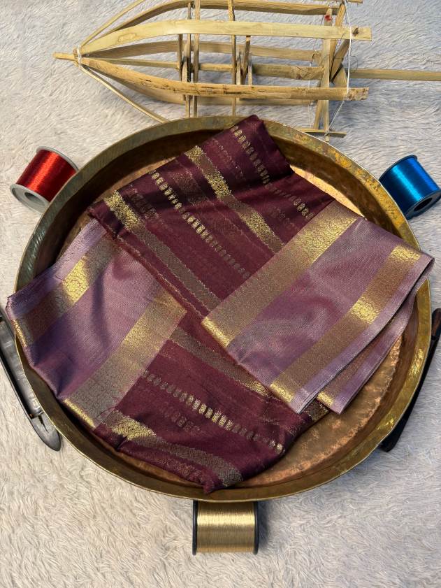 Eccentric zari weave Softsilk Banarasi Saree