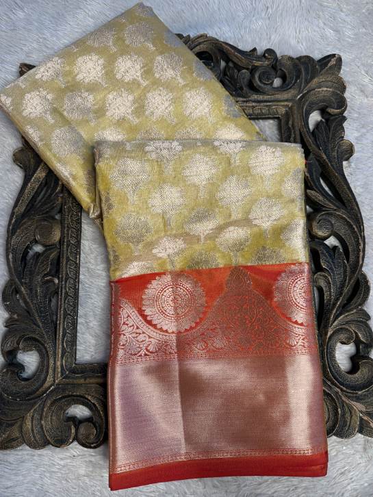 Latest Softsilk Exclusive Banarasi Saree