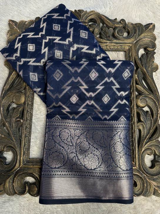 Latest Softsilk Exclusive Banarasi Saree