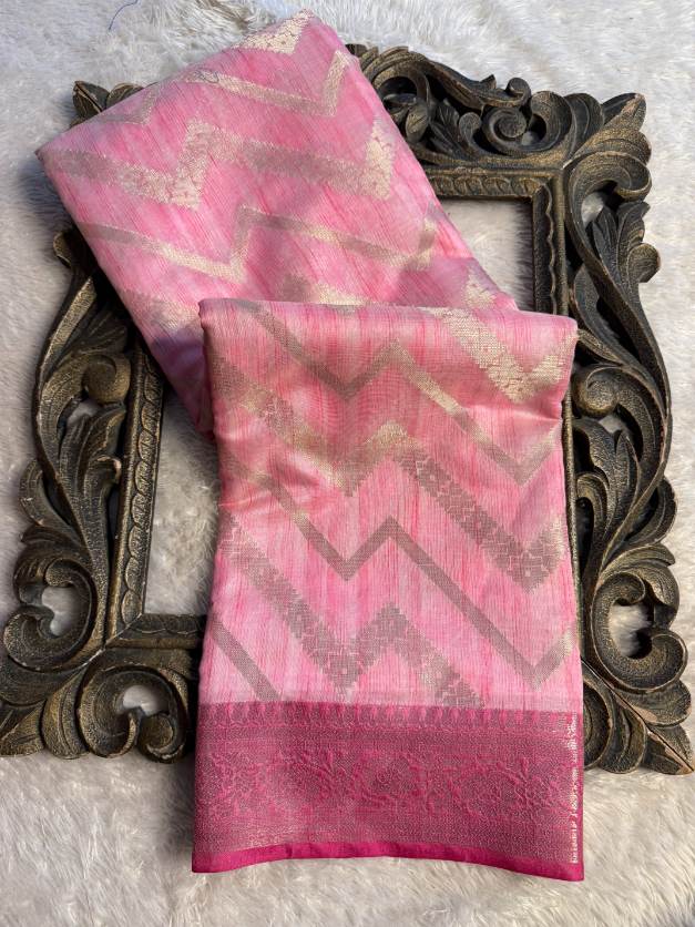Eccentric zari weave Softsilk Banarasi Saree